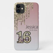 Blush Roze Rose Goud Zoet Zestien Case-Mate iPhone Case (Achterkant)