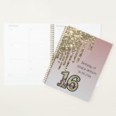 Blush Roze Rose Goud Zoet Zestien Planner (Display)