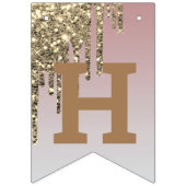 Blush Roze Rose Goud Zoet Zestien Vlaggetjes (Tweede vlag)