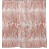 Blush Roze Rose Witte Shell Douchegordijn (Voorkant)