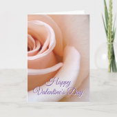 Blush roze roze aangepaste tekst elegante grafisch kaart (Voorkant)