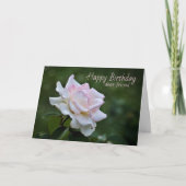Blush roze roze Birthday wil een vriendenkaart Kaart (Voorkant)