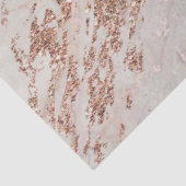 Blush roze roze glitter Marble Modern Tissuepapier (Detail)