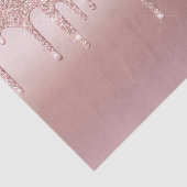 Blush roze roze gouddruppelaar Glitter Trendy Glam Tissuepapier (Detail)