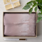 Blush roze roze gouddruppelaar Glitter Trendy Glam Tissuepapier (Geschenk)