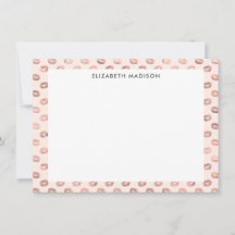 Blush roze roze goudkoper Kiss lips lippenstift