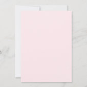 Blush roze roze goudmeel Eacalyptusbruiloft Kaart (Achterkant)