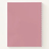 Blush roze roze Notitieboek van het Scrapbook-paar (Achterkant)