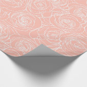 Blush roze roze ompakt papier (Hoek)