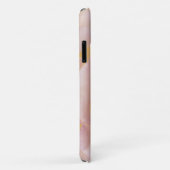 Blush roze roze petals Art Phone Case (Achterkant/rechts)