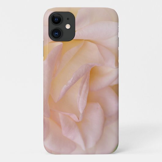 Blush roze roze petals Art Phone Case (Achterkant)
