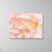 Blush Roze Roze Petals Bloemenkunst Canvas (Voorkant)