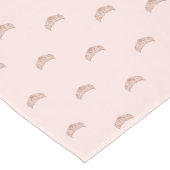 Blush roze roze roodroos goutiara quinceanera verj korte tafelloper (Hoek)