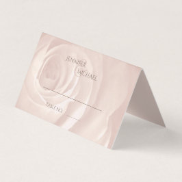 Blush roze roze roze eenvoudige elegante trouwgast kaart