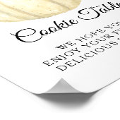 Blush roze roze roze pompoen met koekjeskoekjes poster (Hoek)