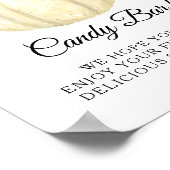 Blush roze roze roze pompoenstaafje Snoep staafje Poster (Hoek)