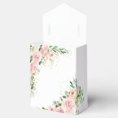 Blush Roze Rozen Bruiloft Favor Box Bedankdoosjes (Geopend)