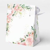 Blush Roze Rozen Bruiloft Favor Box Bedankdoosjes (Achterkant)