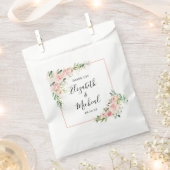 Blush Roze Rozen Bruiloft Favor Tassen Bedankzakje (Geknipt)