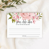 Blush roze rozen Datum nacht ideaal schoenspel Briefpapier