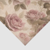 Blush roze  rozen decoupage ambacht tissuepapier (Detail)