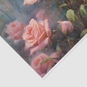 Blush Roze Rozen Decoupage Tissuepapier (Detail)
