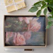 Blush Roze Rozen Decoupage Tissuepapier (Geschenk)