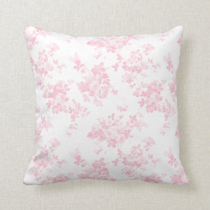 Blush roze  rozen elegante florale  kussen