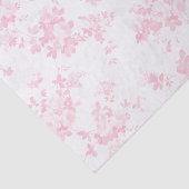 Blush roze  rozen elegante florale  tissuepapier (Detail)