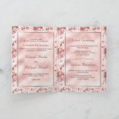 Blush roze rozen en Stripes Floral Muslim Wedding (Binnen)