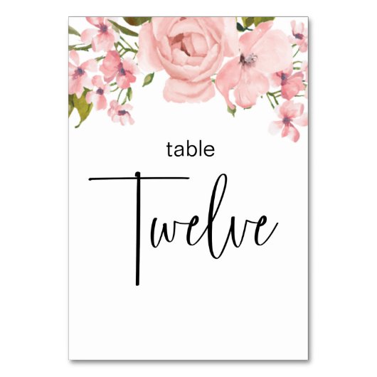 Blush roze rozen finale bruiloft kaart (Voorkant)