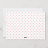 Blush roze rozen floral LOVE foto Valentijnsdag Feestdagenkaart (Achterkant)