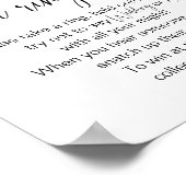 Blush roze rozen Floral zet een ring op het spel Poster (Hoek)