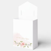 Blush roze rozen meisje baby shower Dank u Bedankdoosjes (Geopend)
