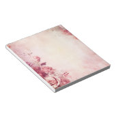  Blush Roze Rozen Notitieblok (Schuin)