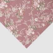 Blush roze rozen-oude Roos achtergrond Tissuepapier (Detail)
