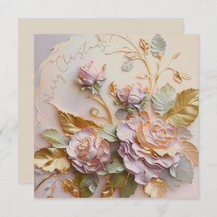 Blush roze rozen sculptuur