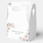 Blush Roze Rozen Trouwceremonie Favor Box Bedankdoosjes (Geopend)