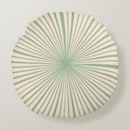 Blush Roze Sage Green Wheel Trendy Fashion Rond Kussen