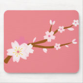 Blush roze Sakura CHerry Blossom Japans Muismat (Voorkant)