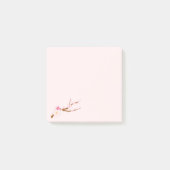 Blush roze Sakura CHerry Blossom Japans Post-it® Notes (Voorkant)
