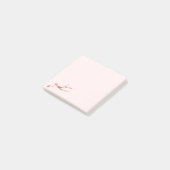 Blush roze Sakura CHerry Blossom Japans Post-it® Notes (Schuin)