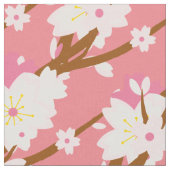 Blush roze Sakura CHerry Blossom Japans Stof (Close Up)