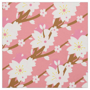 Blush roze Sakura CHerry Blossom Japans Stof
