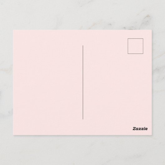 Blush roze Schattige Cat Hearts Briefkaart (Achterkant)