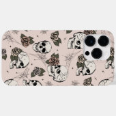 Blush roze schedels en Rozen Case-Mate iPhone Case (Achterkant (horizontaal))