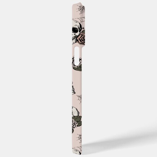 Blush roze schedels en Rozen Case-Mate iPhone Case (Achterkant / Rechts)