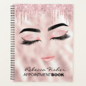 Blush roze schijven Lashes Appointment Planner Boo (Voorkant)