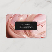 Blush Roze Schoonheidssalon Visitekaartje (Voorkant)