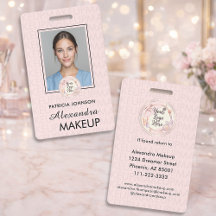 Blush Roze Script Logo Foto